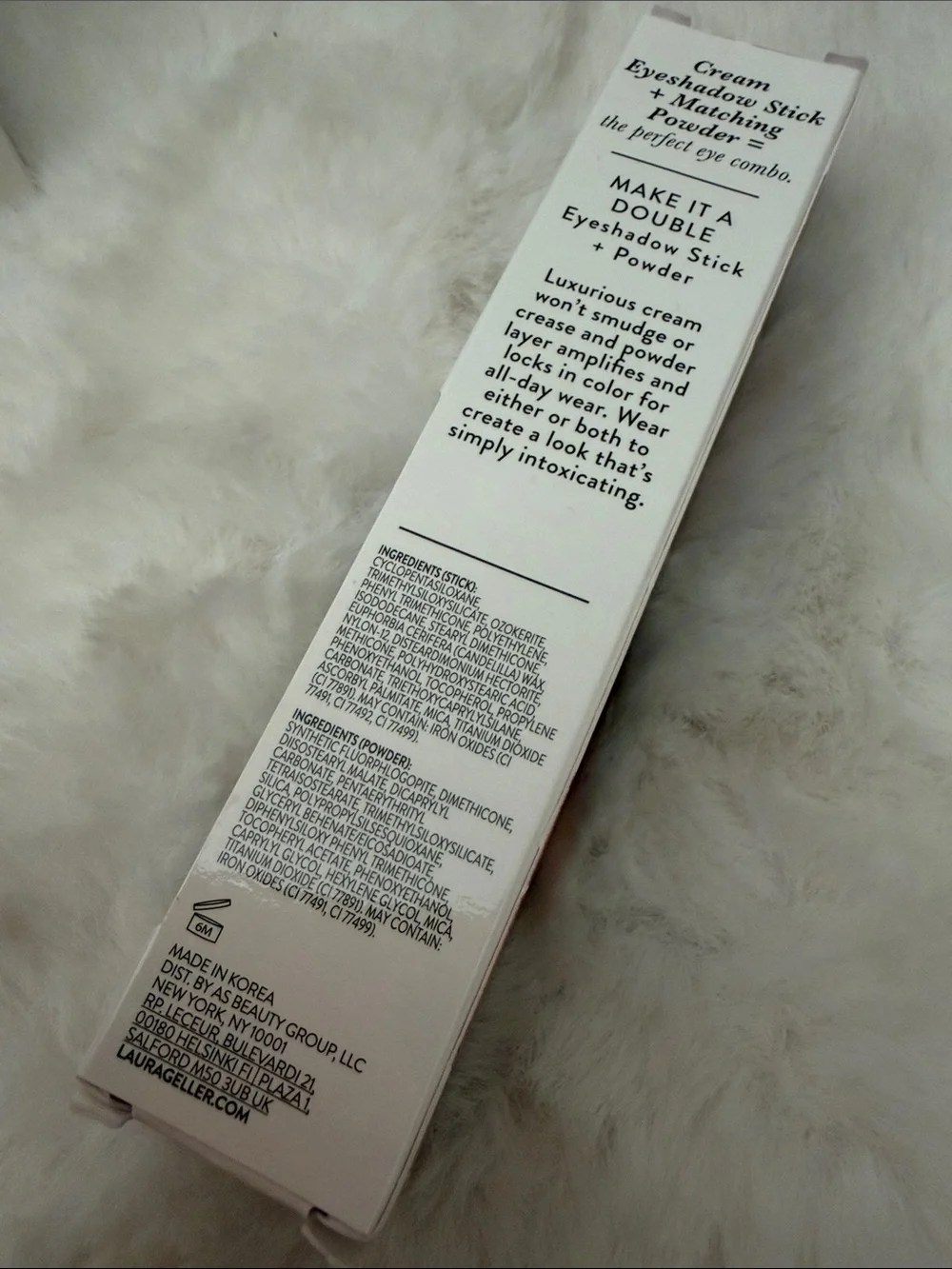 Laura Geller Make It A Double Eyeshadow Stick + Powder  whiskey NEW